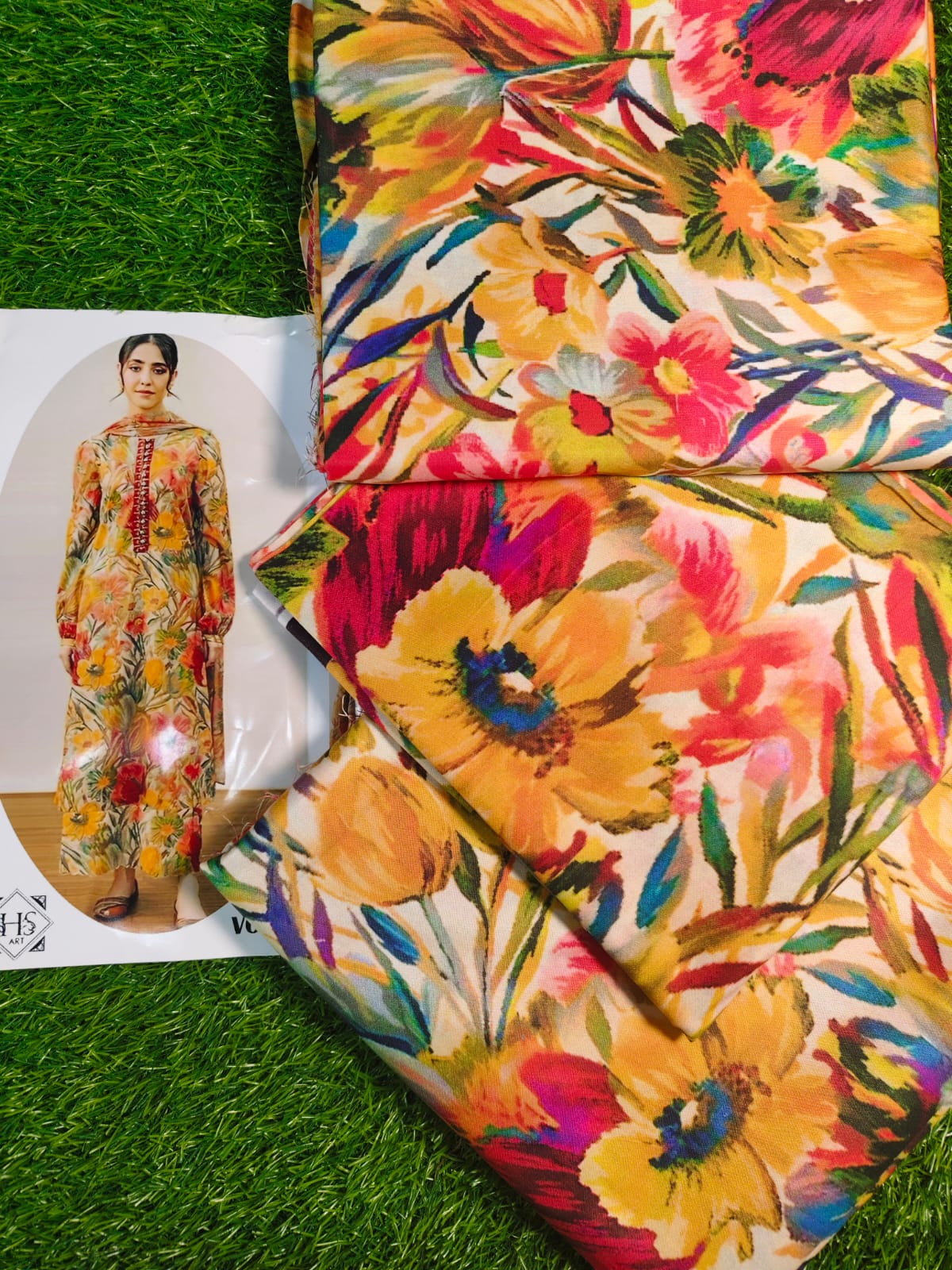 π Iznik π | 3PC Unstitched Linan Suits | Elegance Wear
