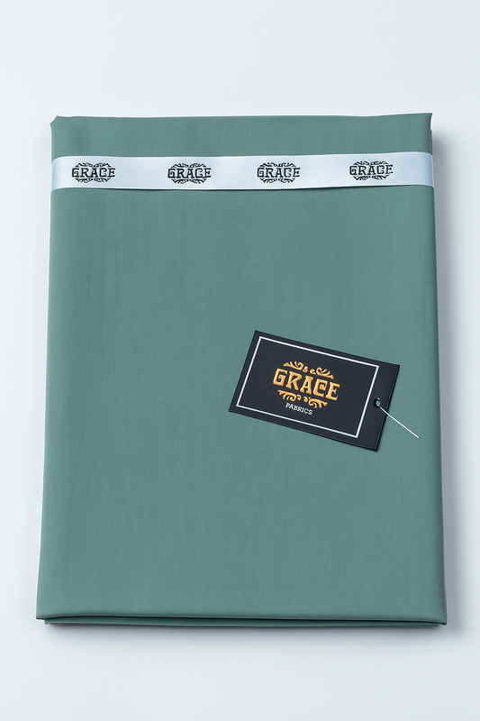 A folded mens suit of Grace Wash & Wear, Elegance Wear 