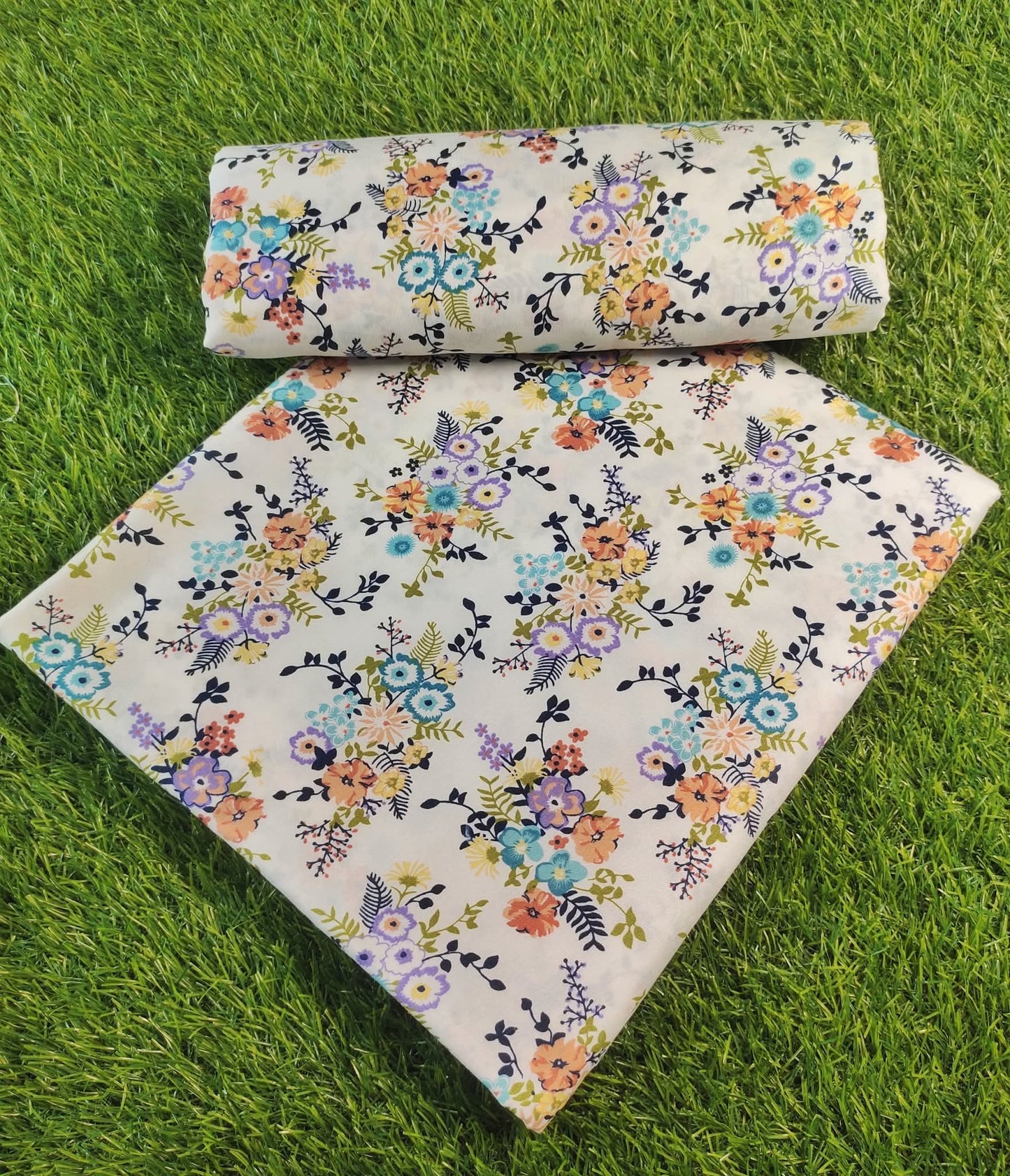🌼 Roma Linan 🌼 | 2PC Unstitched Suit | Elegance Wear