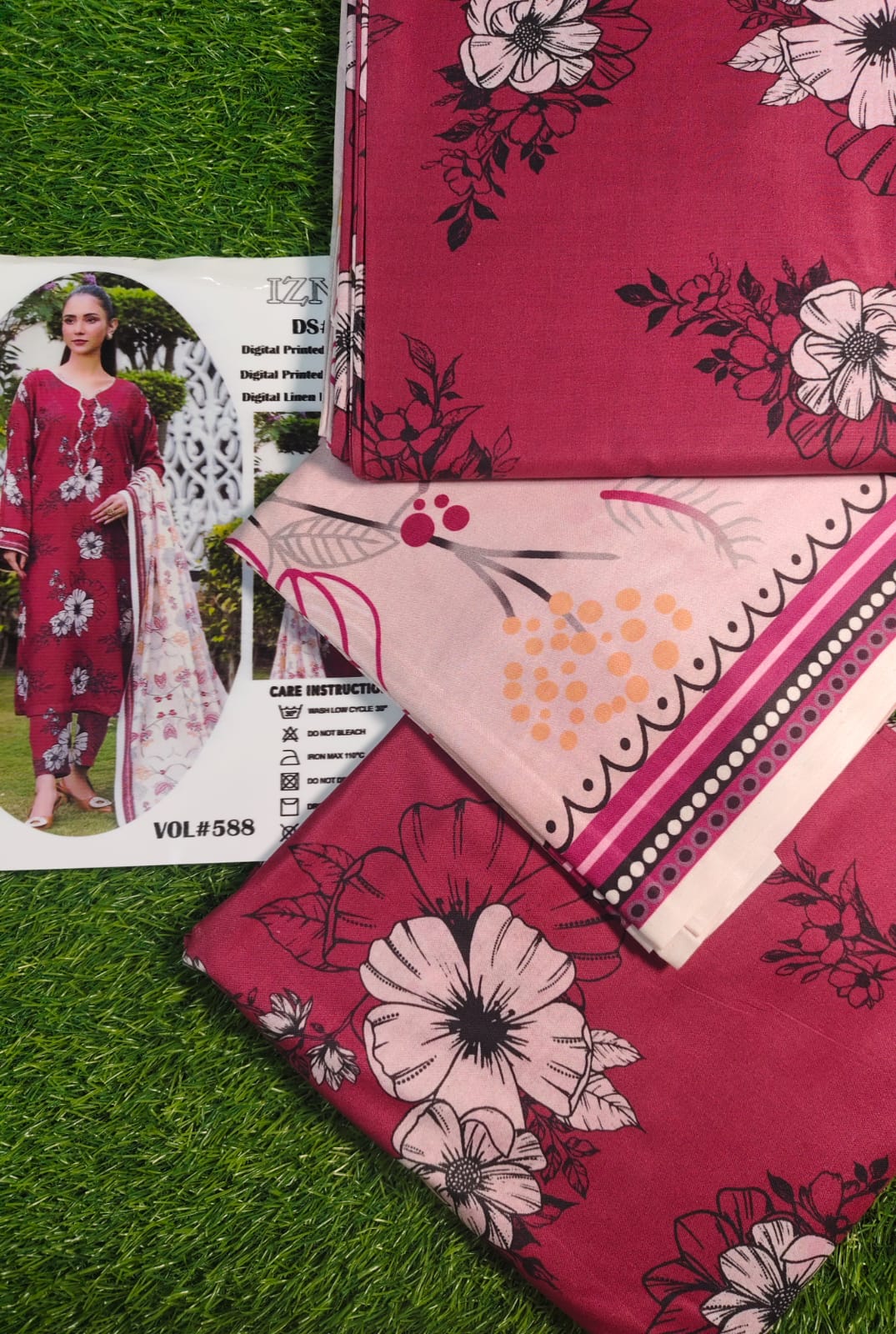 🍁 Iznik 🍁 | 3PC Unstitched Linan Suits | Elegance Wear